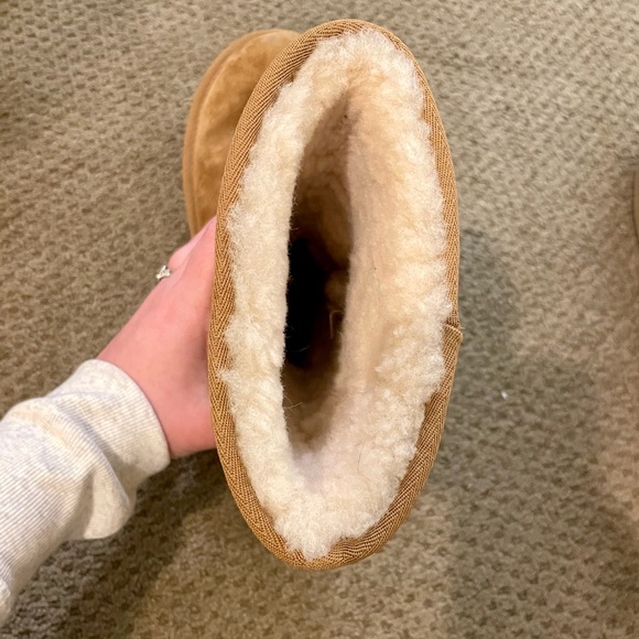 Women’s Tan Hard-Toe Ugg Boots Size 8 - Picture 8 of 12